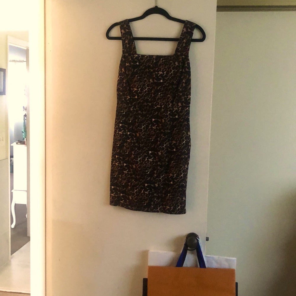 Leopard new cotton with stretch dress. I call it the any Winehouse